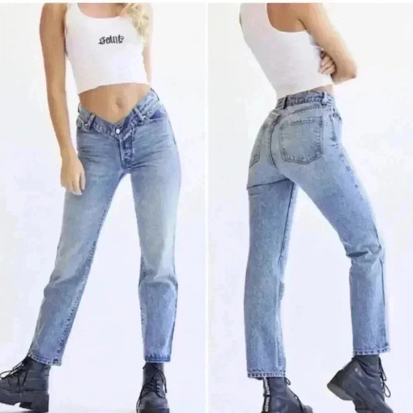 Revice Denim Viper Straight Leg V Cut Jean Size 26 90s Style Hip Hop Rock & Role - Picture 1 of 10